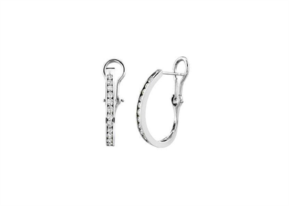 Rhodium Plated | Clip Earrings